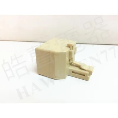 TEL-06 【皓聲電器】1公2母電話轉接頭 ~電話配件~ 電話分接頭 轉接頭 商品圖 2
