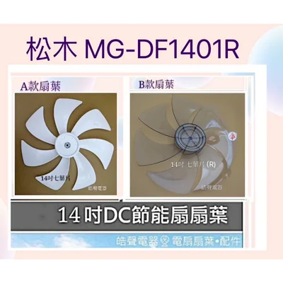 AFG067(R) 現貨 扇葉 適用 MG-DF1401R MG-DF1405 MG-DF1416 14吋 松木MATRIC 【皓聲電器】