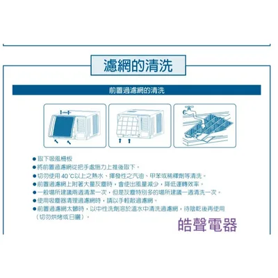 M12100204000559 現貨 聲寶冷氣AW-PF22D AW-PF28D AW-PF36D濾網 原廠濾網【皓聲電器】 商品圖 7