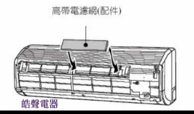  RAS-25YH RAS-35YH 日立冷氣濾網 高帶電濾網一組兩片 原廠材料 公司貨  小片濾網 【皓聲電器】 商品圖 2