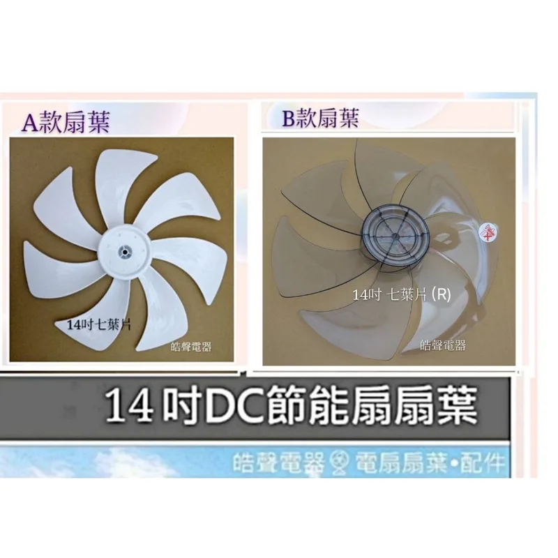 AFG067(R) 現貨 扇葉 適用 禾聯 HDF-14AH7AO 14吋扇葉 副廠扇葉 【皓聲電器】 商品圖 1