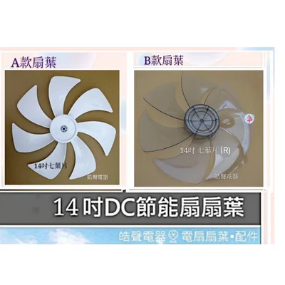 AFG067(R) 現貨 扇葉 適用 禾聯 HDF-14AH7AO 14吋扇葉 副廠扇葉 【皓聲電器】