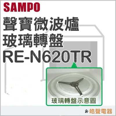 245T 現貨 聲寶微波爐RE-N620TR玻璃轉盤 玻璃轉盤 玻璃盤 全新品【皓聲電器】
